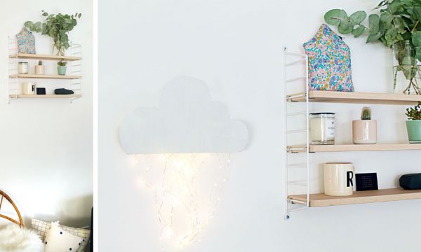 Tuto : Fabriquez une jolie lampe en forme de nuage pour moins de 20 euros