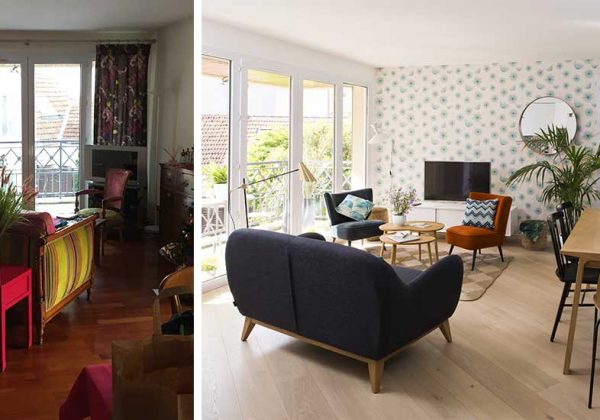 aménagement appartement avant après