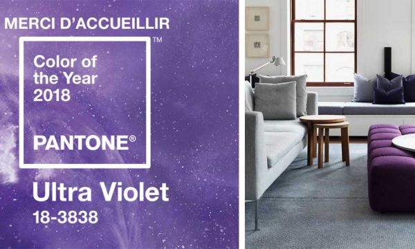 19 idées pour intégrer la couleur de l'année, le Pantone Ultra Violet dans sa déco !