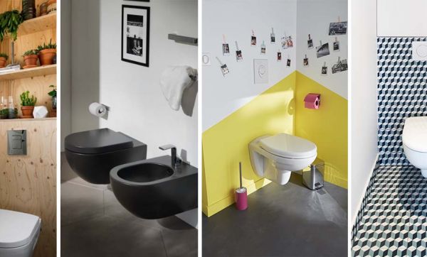 6 idées pour des toilettes suspendues super tendance !