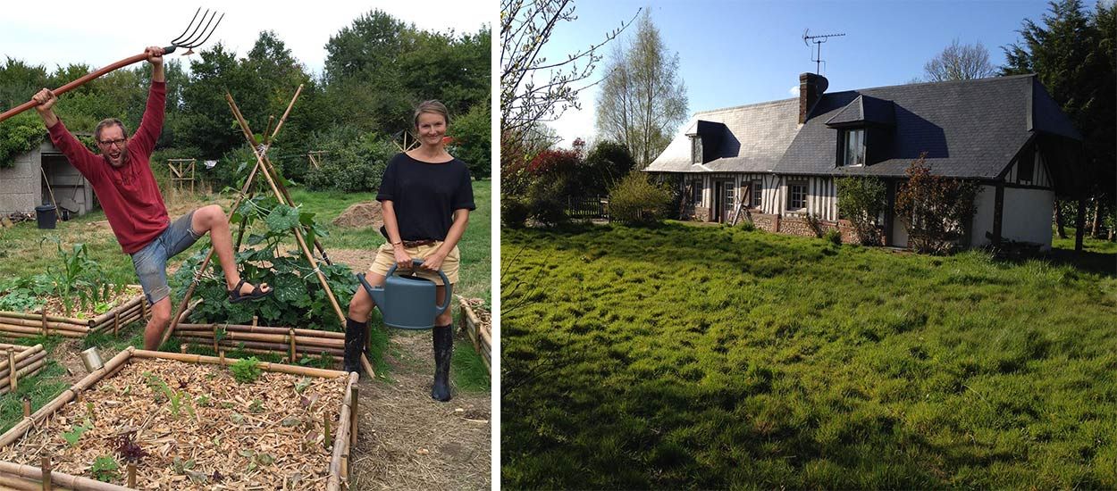 Thibault et Elsa ont quitté Paris et leur travail pour lancer leur ferme bio en Normandie