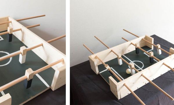 Tuto : Fabriquez un mini baby-foot en bois pour une vingtaine d'euros