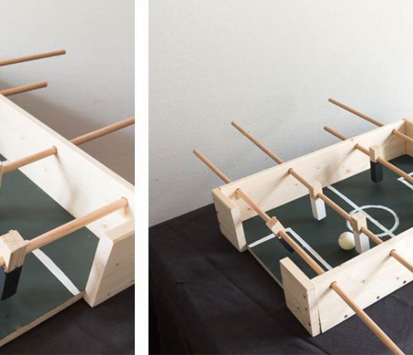Tuto : Fabriquez un mini baby-foot en bois pour une vingtaine d'euros