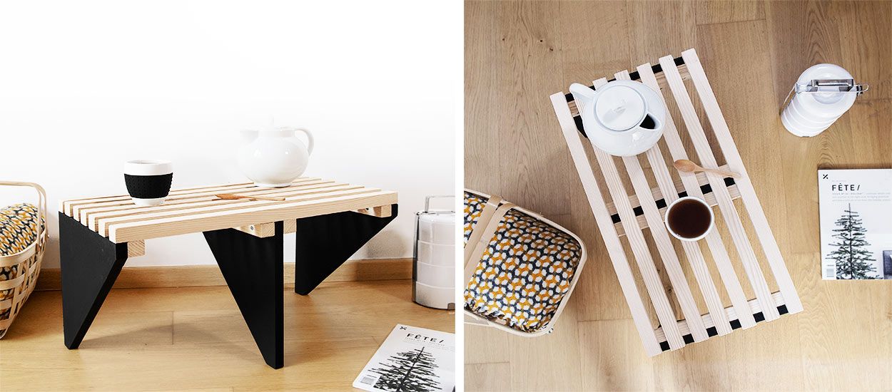 Tuto : Fabriquez une table basse tendance scandinave et japonaise