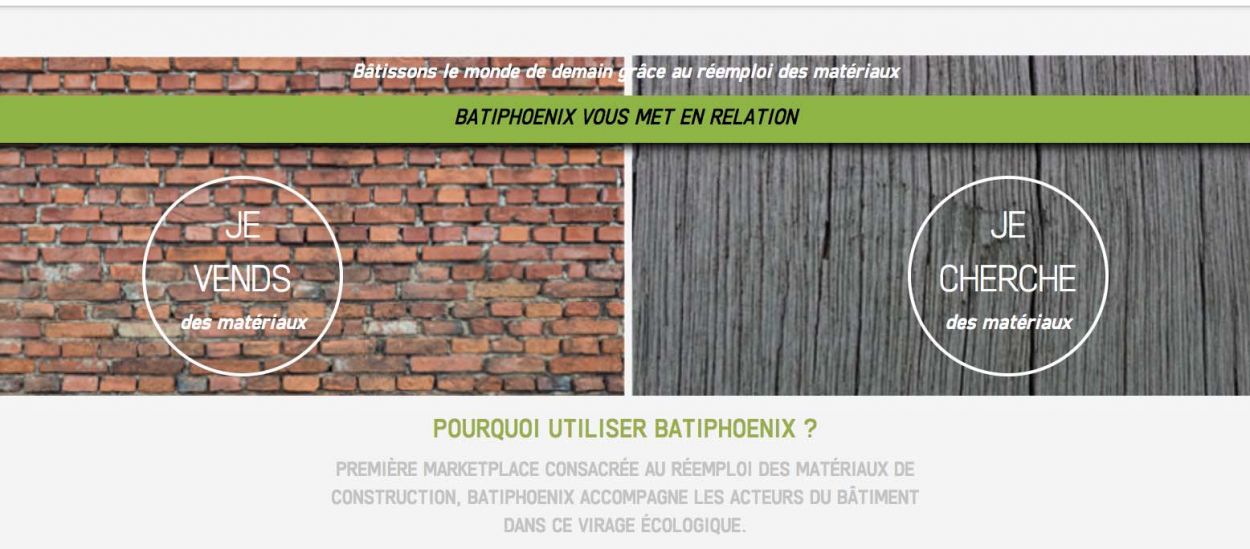 Batiphoenix a trouvé la solution pour arrêter de jeter des matériaux de construction encore en état !