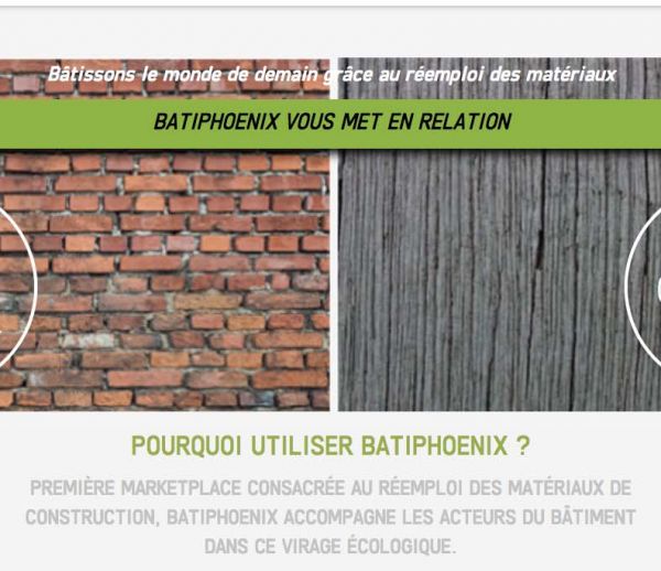 Batiphoenix a trouvé la solution pour arrêter de jeter des matériaux de construction encore en état !