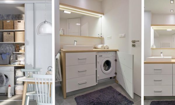 Pas de place pour une buanderie ? Voici nos solutions !