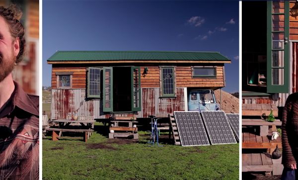 Ils ont construit une tiny house à l'arrière d'un camion pour travailler de ville en ville