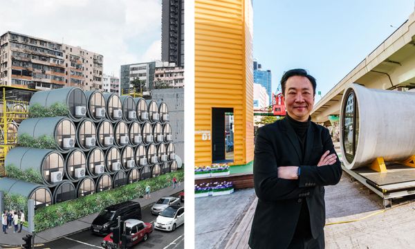 Il transforme des tubes en béton en appartements design pour résoudre la crise du logement