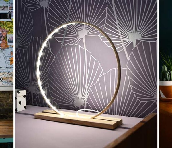 Tuto : Fabriquez une lampe décorative LED tendance avec un cercle de broderie
