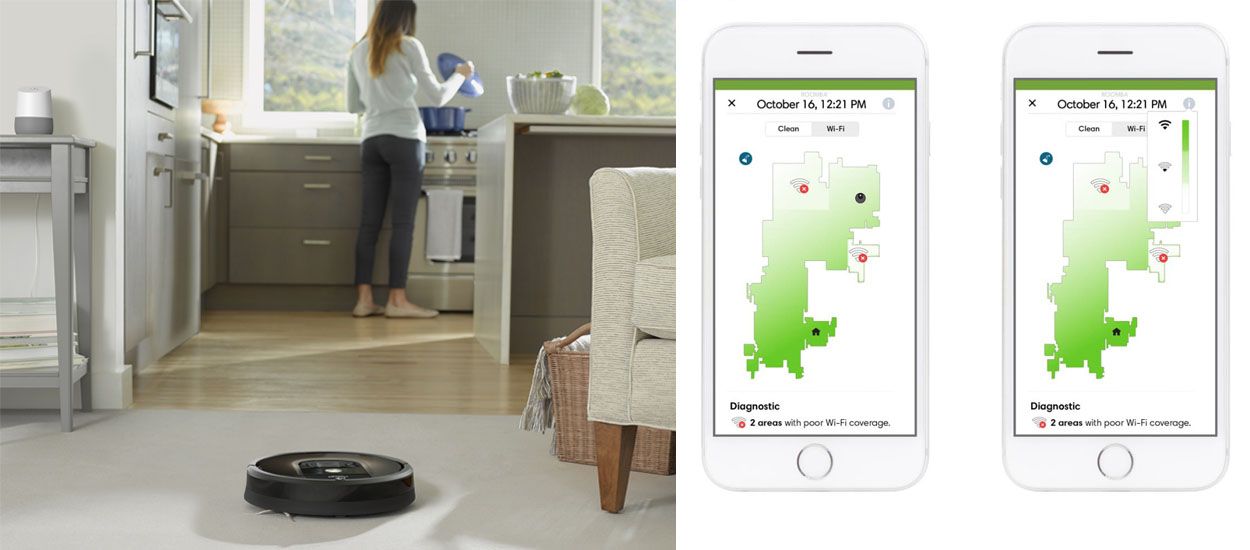 Ce robot aspirateur détecte les zones où il n'y a pas de Wi-Fi dans la maison