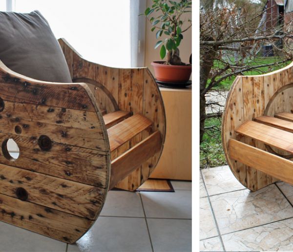 DIY : Fabriquez un fauteuil original en touret pour 20 euros seulement