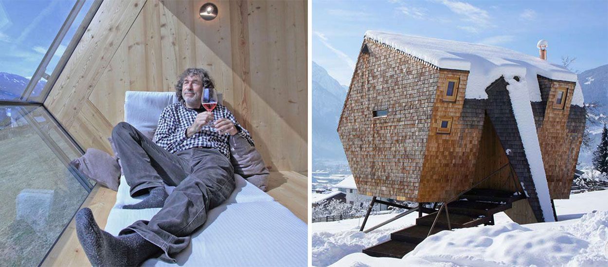 Passez la nuit dans une incroyable tiny house au look de vaisseau spatial !