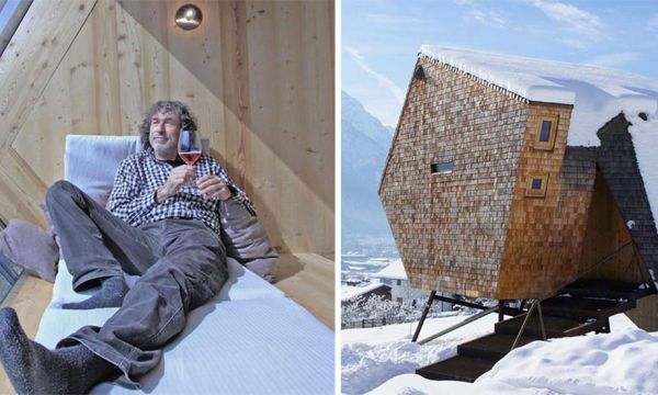 Passez la nuit dans une incroyable tiny house au look de vaisseau spatial !