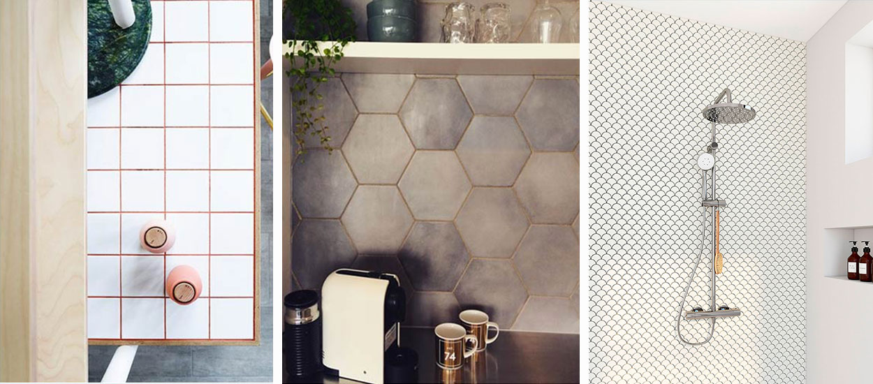 Idée déco : Optez pour des joints de couleurs pour mettre en valeur votre carrelage