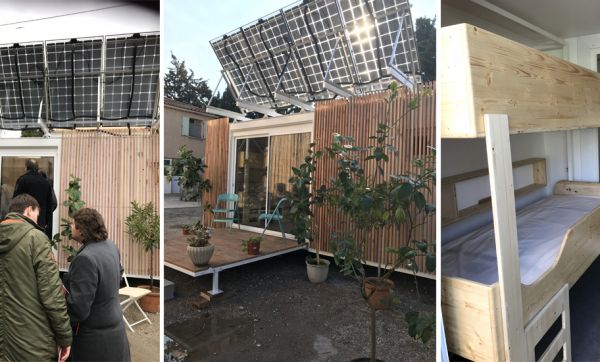 Emmaüs inaugure son premier logement d'urgence autonome en énergie