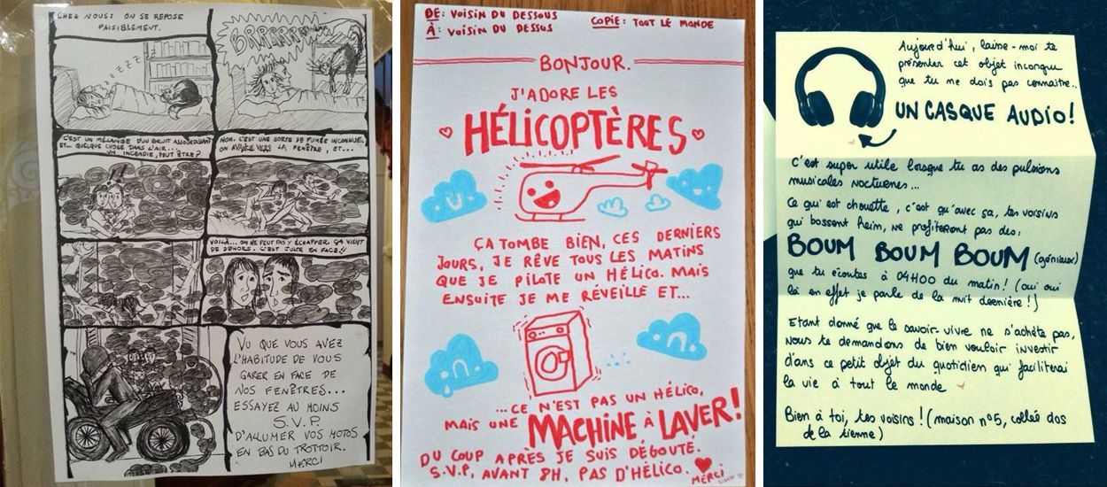 Les mots de voisins les plus drôles : ça passe mieux avec un dessin !