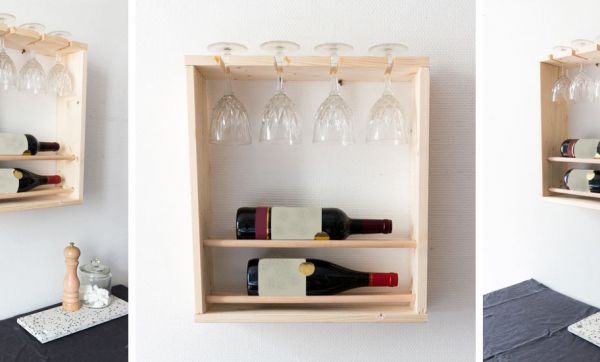 Tuto : Fabriquez un mini bar en bois pour 15 euros