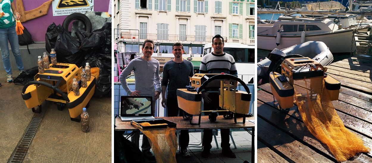 Ce petit robot se faufile entre les bateaux pour dépolluer le port de Marseille