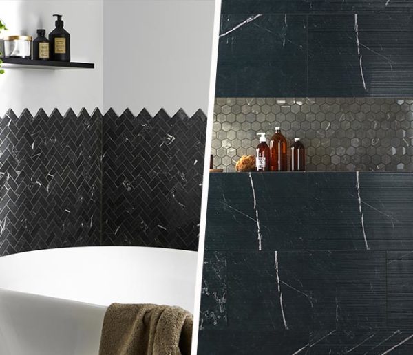 Tendance déco : 11 inspirations pour oser le carrelage noir