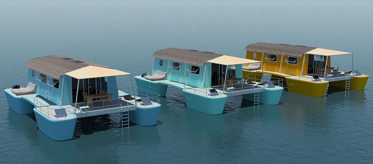 Faréa, la maison flottante zéro déchet imaginée par un Français