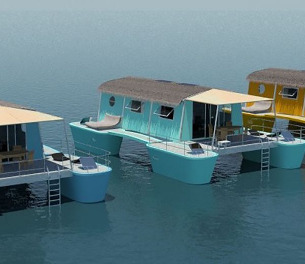 Faréa, la maison flottante zéro déchet imaginée par un Français