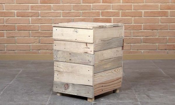 Tuto : Fabriquez un pouf avec du bois de palette pour moins de 5 euros