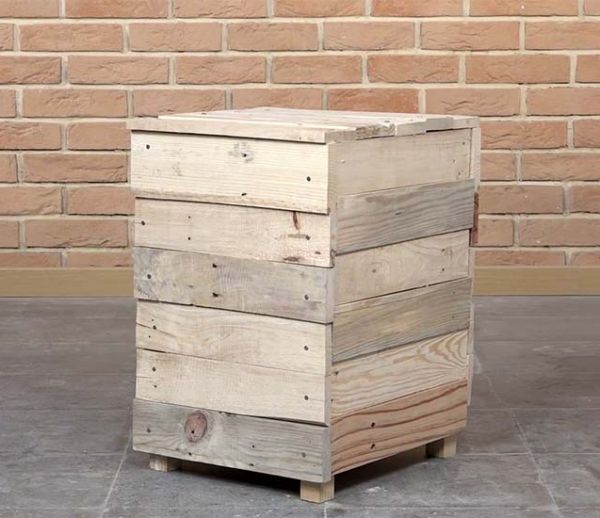 Tuto : Fabriquez un pouf avec du bois de palette pour moins de 5 euros