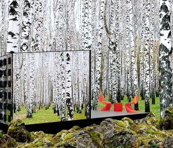 Cette maison miroir super écolo se fond à merveille dans le paysage