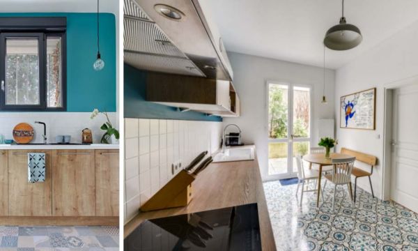 Inspirez-vous de ces deux avant / après pour aménager une cuisine déco et conviviale