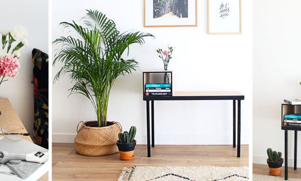 Tuto : Fabriquez un joli banc avec un casier pour allier détente et rangement