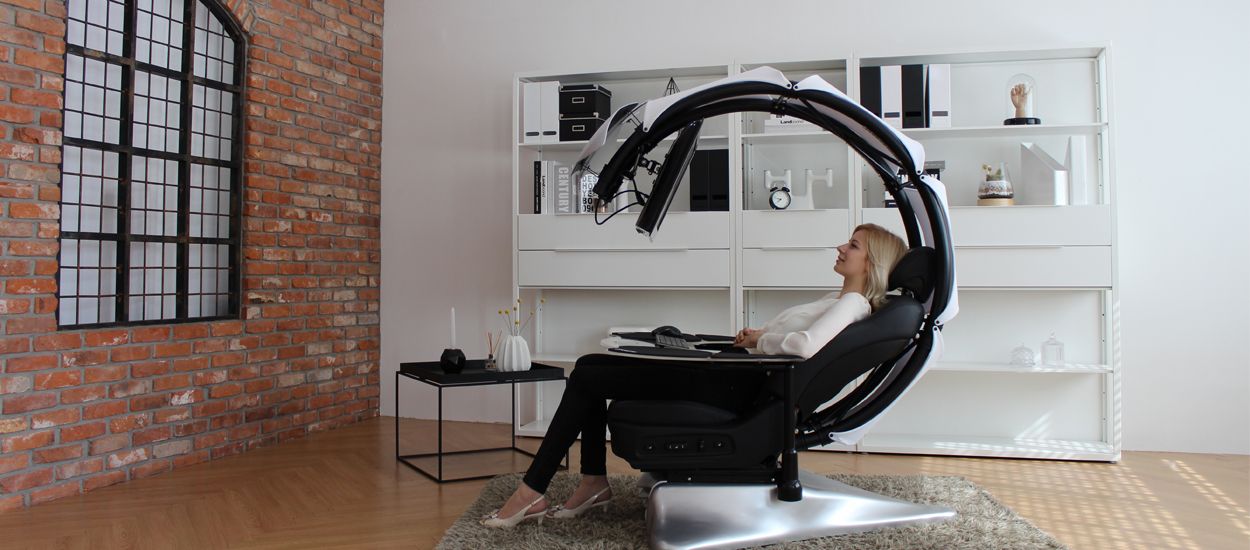 Travaillez allongé avec le siège de bureau high tech Dorian