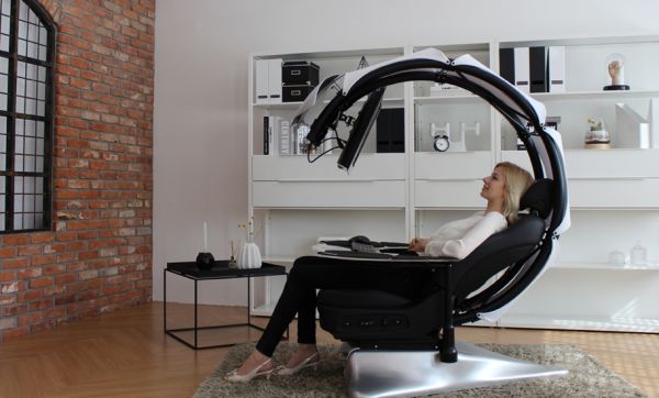 Travaillez allongé avec le siège de bureau high tech Dorian