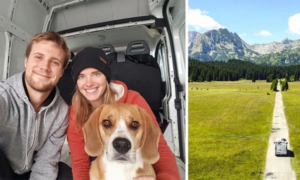 Tiffen et Kevin ont arrêté leurs études pour explorer le monde à bord d'un fourgon aménagé