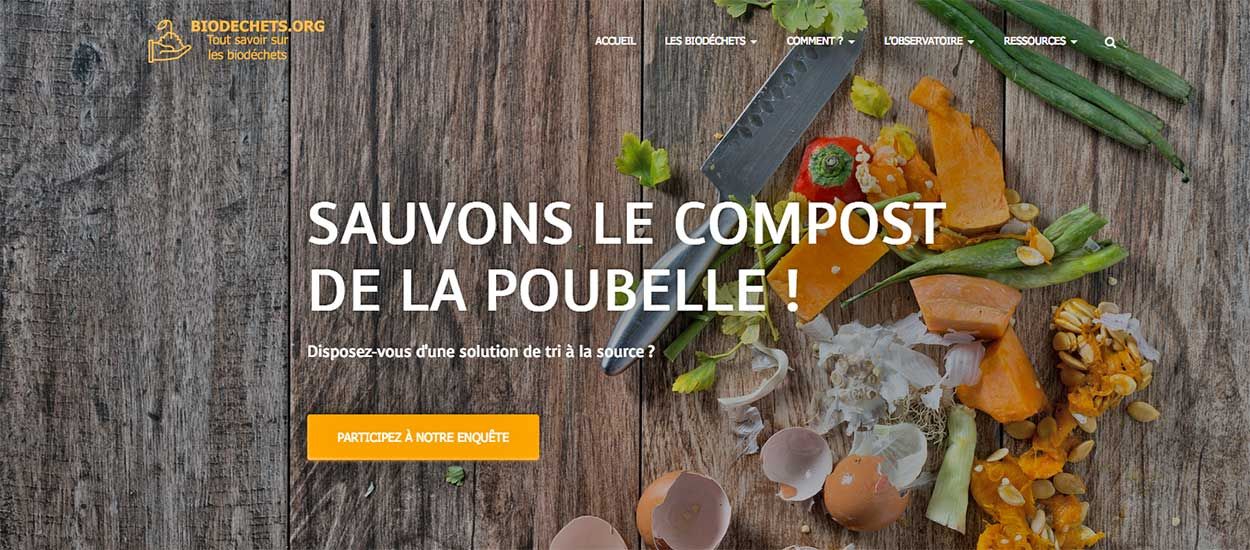 Un nouveau site pour vous aider à composter vos déchets et réduire votre poubelle