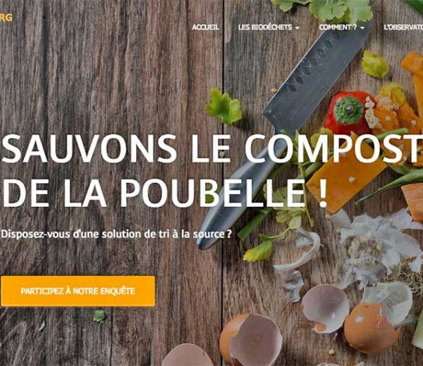 Un nouveau site pour vous aider à composter vos déchets et réduire votre poubelle