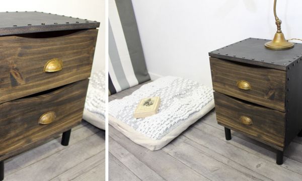 Tuto : Créez une table de chevet style industriel