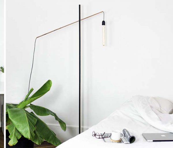 Tuto : fabriquez un lampadaire original et minimaliste avec un socle en béton