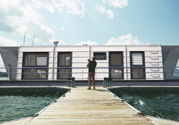 construire une maison sur l'eau modulable avec le kit de max zhivov
