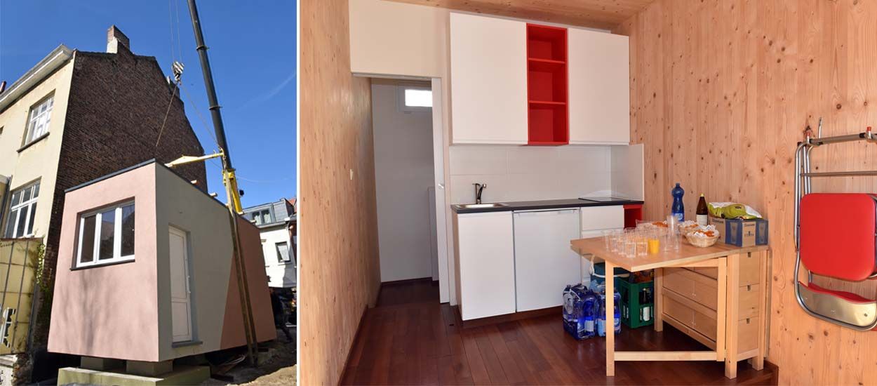 La ville de Bruxelles inaugure la première tiny house pour loger des personnes sans-abri