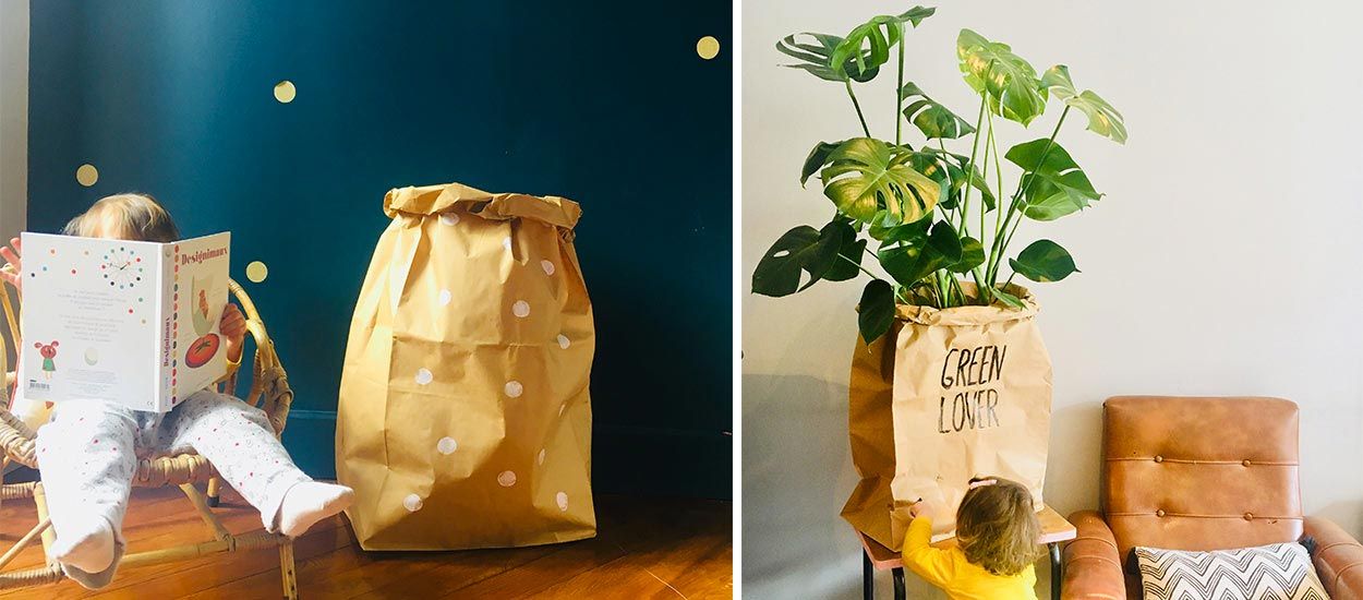 Tutoriel : Créez 5 sacs de rangement kraft tendance pour moins de 10 euros