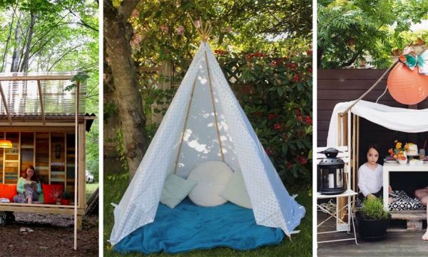 10 idées pour créer un coin repos dans le jardin pour vos enfants