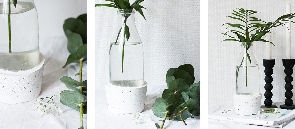 Tuto : Fabriquez votre propre vase en ciment pour moins de 5 euros !
