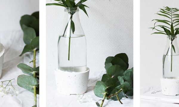 Tuto : Fabriquez votre propre vase en ciment pour moins de 5 euros !