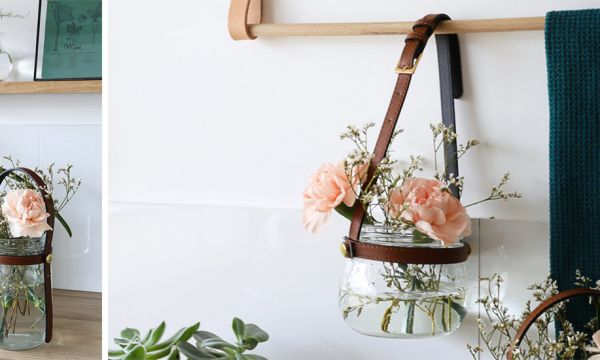 Tuto : Fabriquez un vase 100% récup avec une vieille ceinture