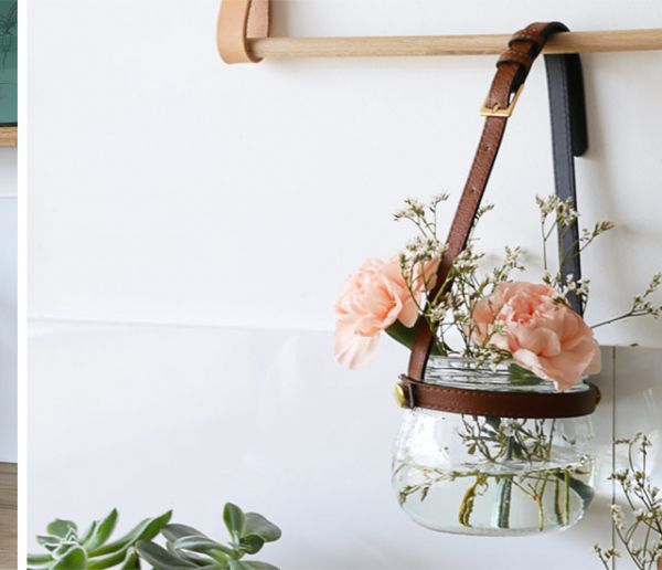 Tuto : Fabriquez un vase 100% récup avec une vieille ceinture