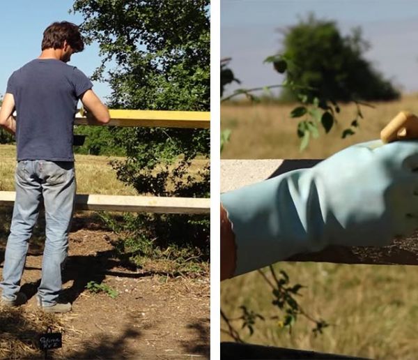 Tuto : Fabriquez votre peinture écolo à la chaux pour peindre barrières et murs extérieurs