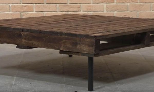 Tuto : Fabriquer une table basse en palette dans un style industriel