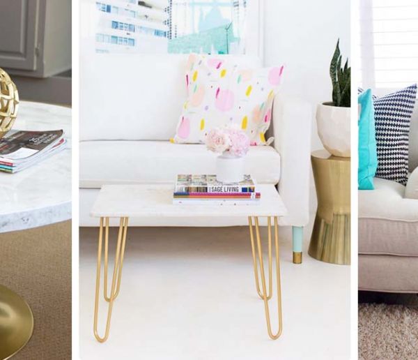 DIY - Fabriquer une table avec un plateau en faux marbre imitation