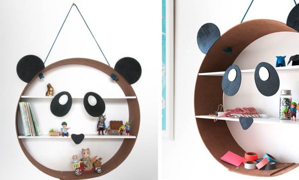 Tuto : Fabriquez une belle étagère panda à 10 euros pour vos enfants